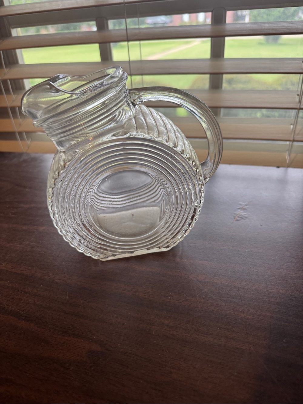 Depression Glass Pitcher - Picture 2 of 3